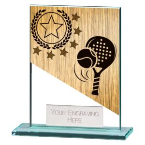Mustang Padel Jade Glass Award