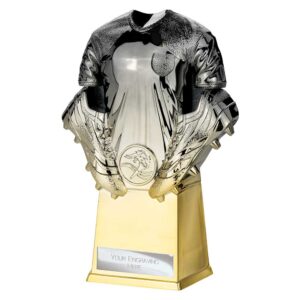 Invincible Football Shirt Trophy Black and Gold