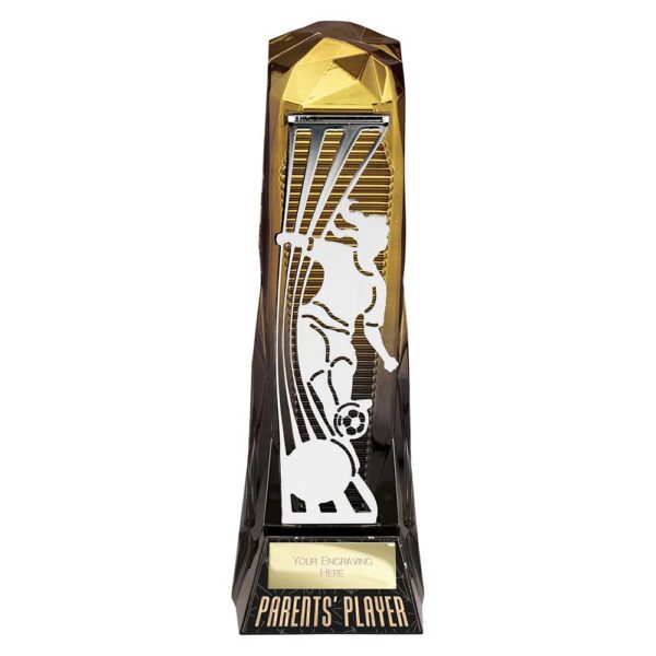 Shard Football Female Parents Player Trophy Gold and Black - Image 2