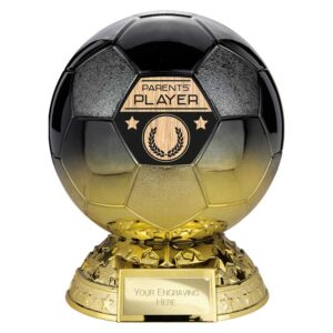 Elite Football Parents Player Trophy Gold and Black