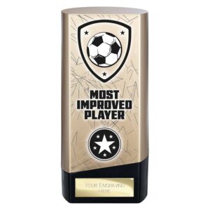 Prime Most Improved Player Trophy Gold and Black