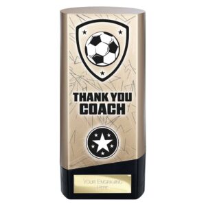 Prime Thank You Coach Trophy Gold and Black