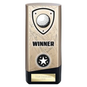 Prime Golf Trophy Gold and Black