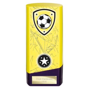 Prime Football Trophy Yellow and Purple