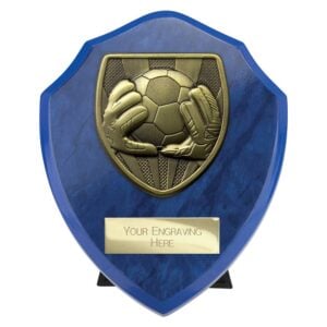 Cobra Shield Football Goal Keeper Award  Blue