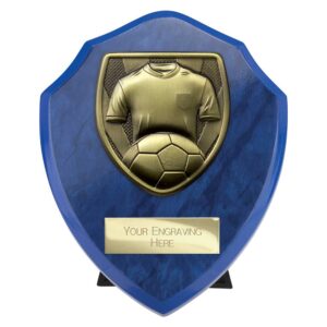 Cobra Shield Football Shirt and Ball Award Blue