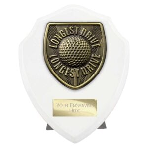 Cobra Shield Golf Longest Drive Award White