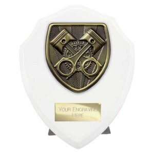 Cobra Shield Motorsport Piston Award White