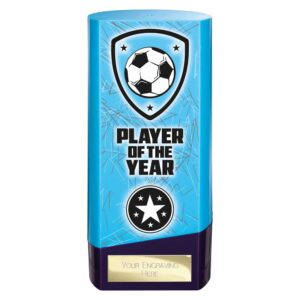 Prime Player of the Year Trophy Blue and Purple