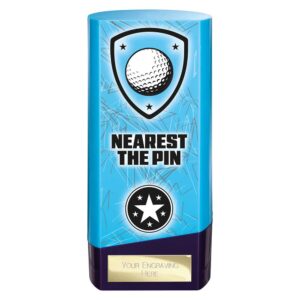 Prime Golf Nearest the Pin Trophy Blue and Purple