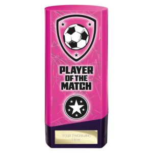 Prime Player of Match Trophy Pink and Purple