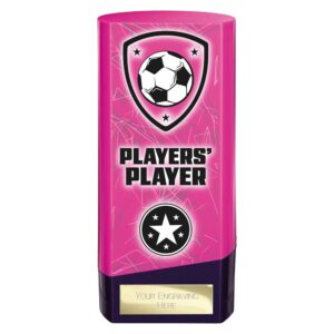 Prime Players Player Trophy Pink and Purple