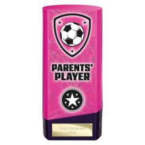 Prime Parents Player Trophy Pink and Purple