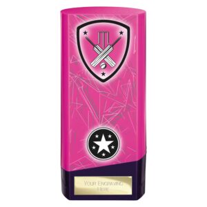 Prime Cricket Trophy Pink and Purple