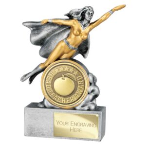 Hero Female Head Teacher Trophy