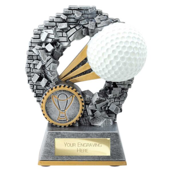 Blast Out Golf Ball Trophy