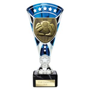Cobra Star Trophy Cup Football Goal Keeper Silver