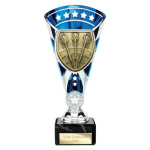 Cobra Star Trophy Cup Darts Silver