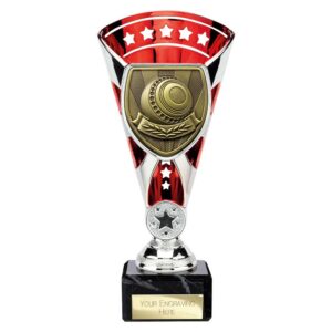 Cobra Star Trophy Cup Lawn Bowls Silver