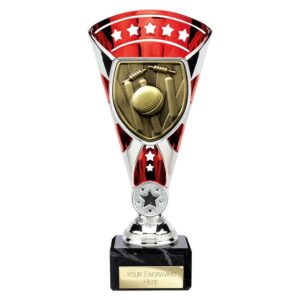 Cobra Star Trophy Cup Cricket Silver and Trophy
