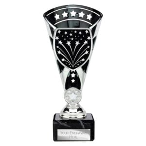 Cobra Star Trophy Cup Silver and Black