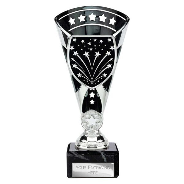 Cobra Star Trophy Cup Silver and Black