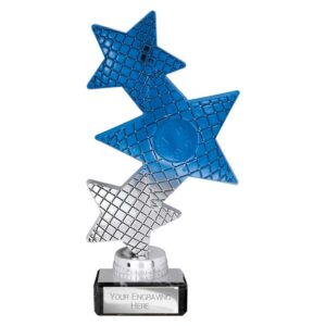Trinity Star Trophy Blue and Silver