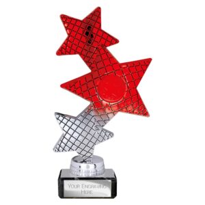 Trinity Star Trophy Red and Silver
