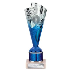Rodeo Multisport Tube Trophy Silver and Blue
