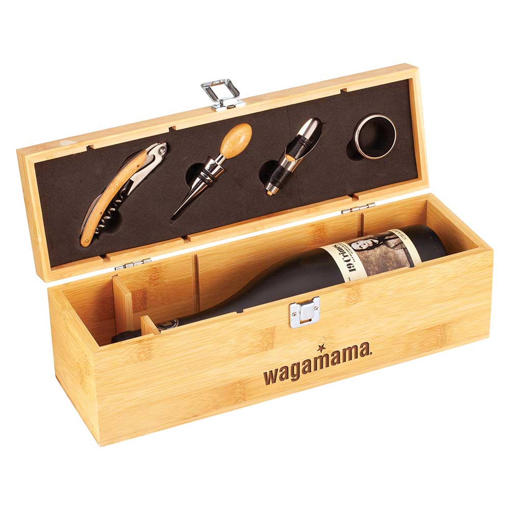 Bamboo Gaia Wine Box with Tools 1 Bamboo Gaia Wine Box with Tools
