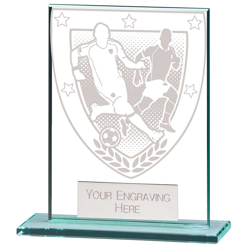 Millennium Football Jade Glass Award 2 Millennium Football Jade Glass Award - Image 2
