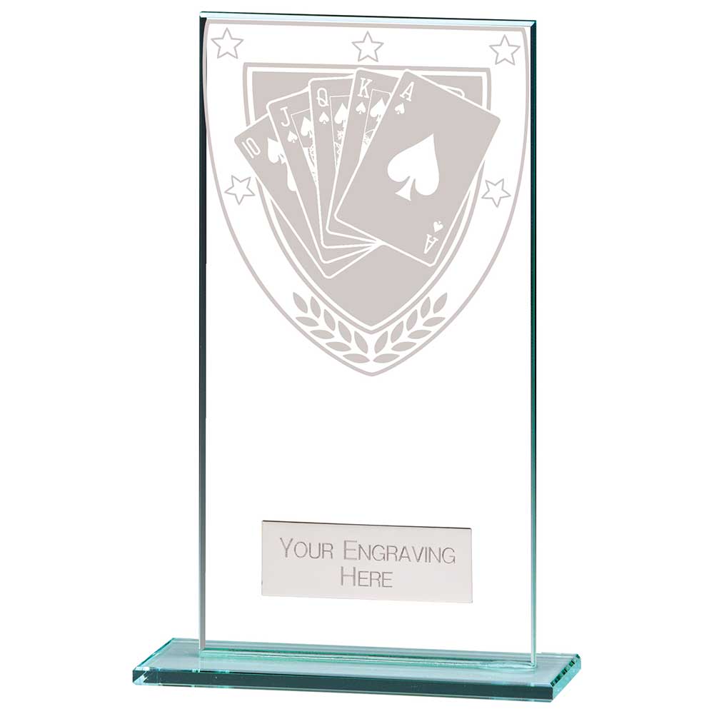 Millennium Poker Jade Glass Award 1 Millennium Poker Jade Glass Award