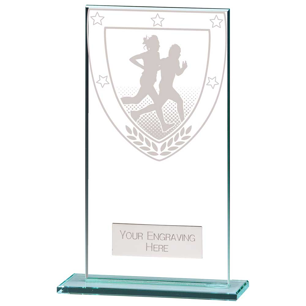 Millennium Running Jade Glass Award 1 Millennium Running Jade Glass Award