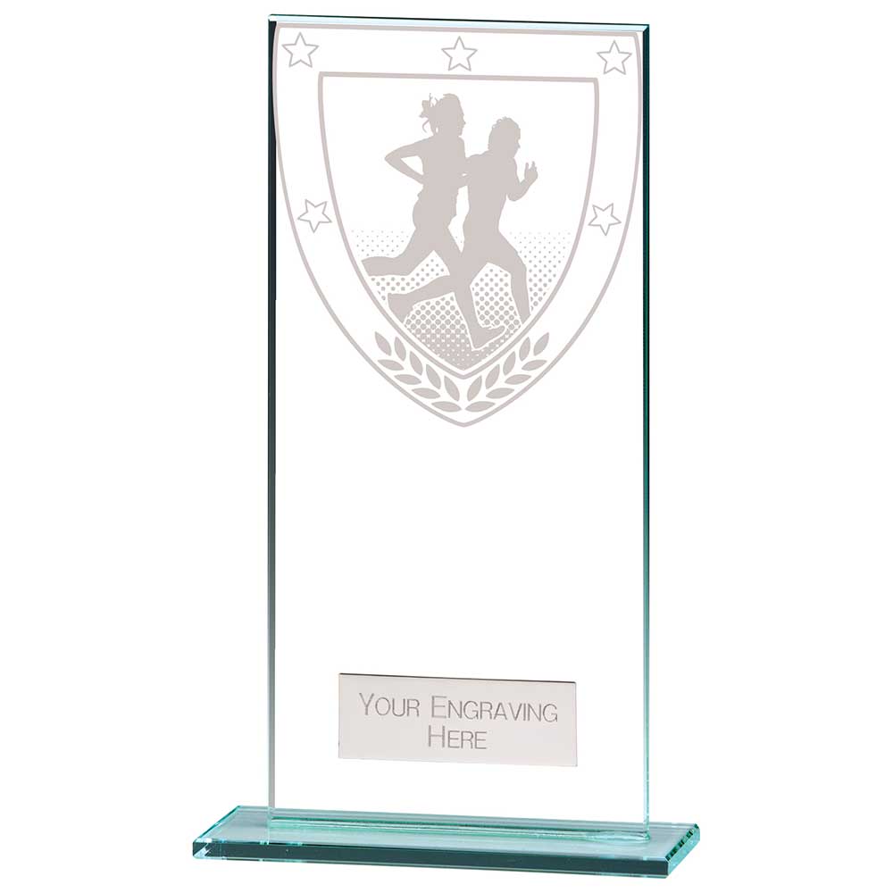 Millennium Running Jade Glass Award 2 Millennium Running Jade Glass Award - Image 2