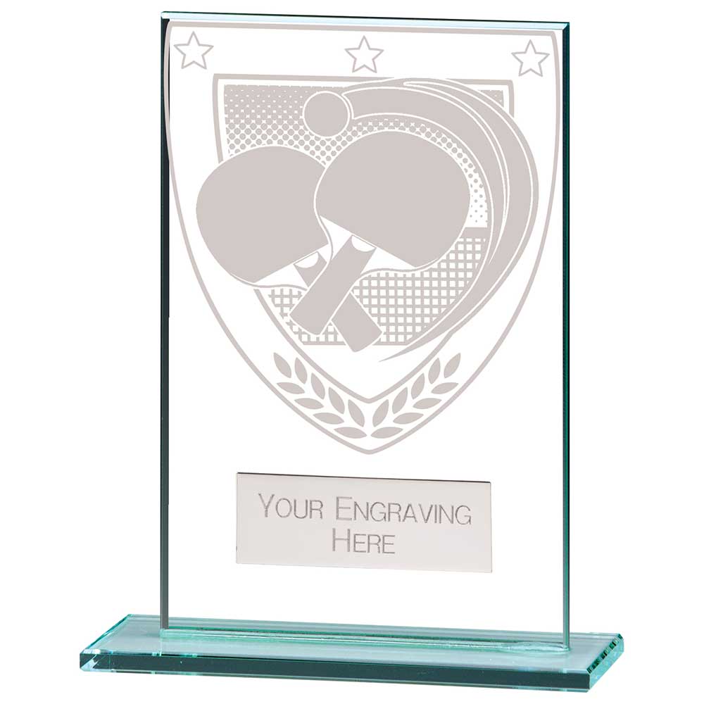 Millennium Table Tennis Jade Glass Award 3 Millennium Table Tennis Jade Glass Award - Image 3