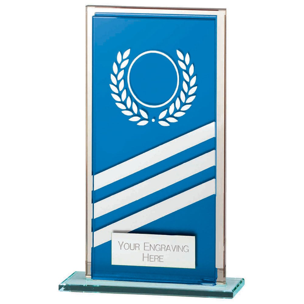 Talisman Multi Award Mirror Glass Award Blue 1 Talisman Multi Award Mirror Glass Award Blue