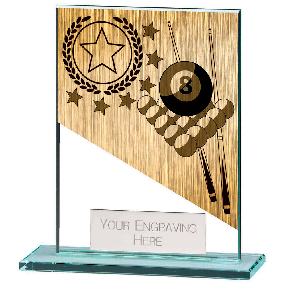 Mustang Pool Jade Glass Award 5 Mustang Pool Jade Glass Award - Image 5