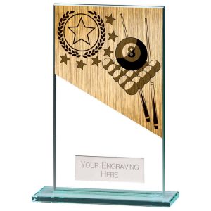 Mustang Pool Jade Glass Award