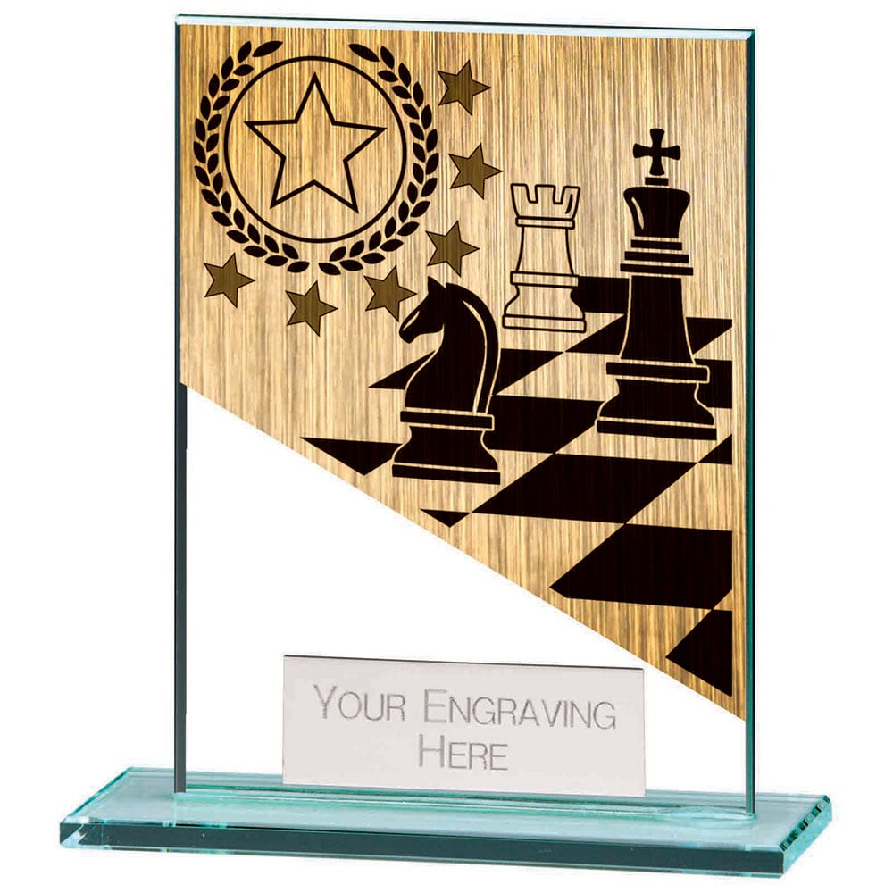 Mustang Chess Jade Glass Award 3 Mustang Chess Jade Glass Award - Image 3
