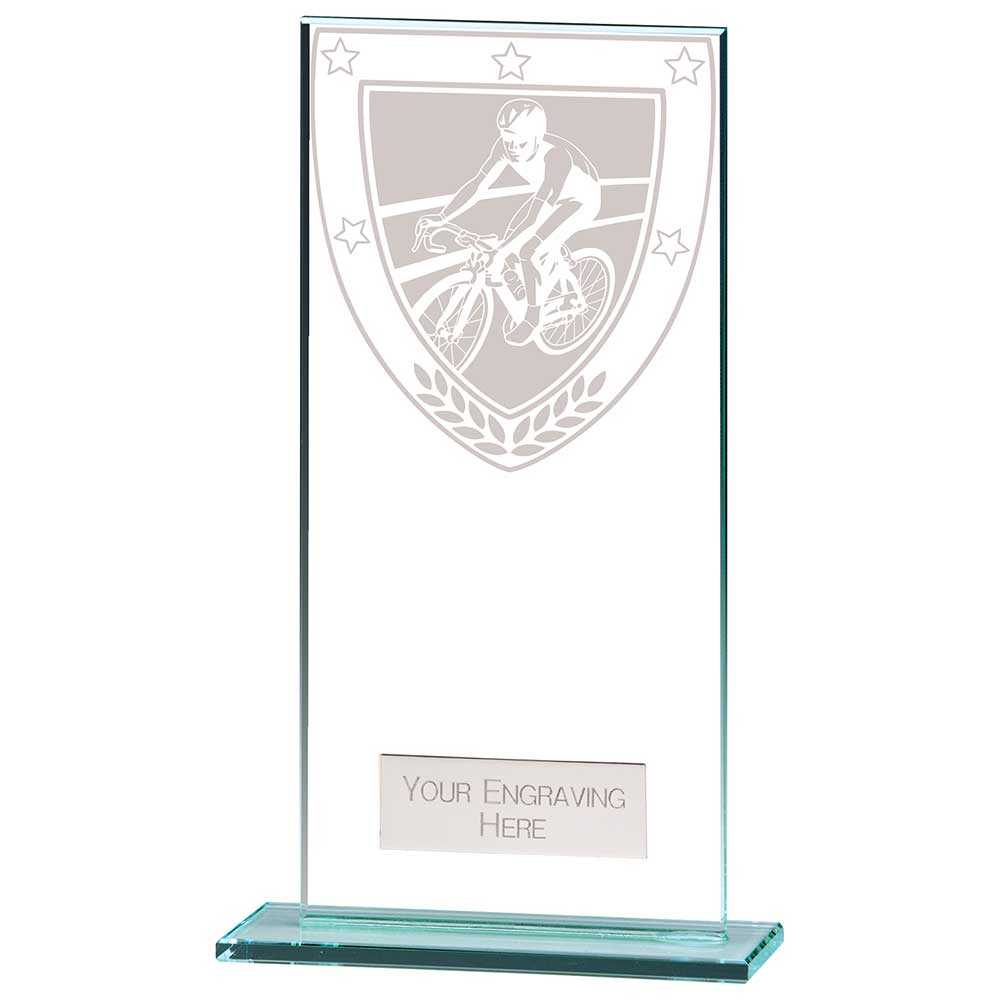 Millennium Cycling Jade Glass Award 5 Millennium Cycling Jade Glass Award - Image 5