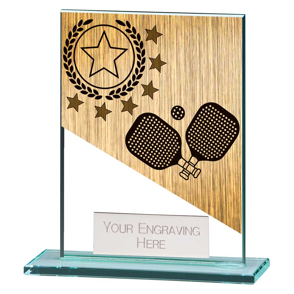 Mustang Pickleball Jade Glass Award 2 Mustang Pickleball Jade Glass Award - Image 2