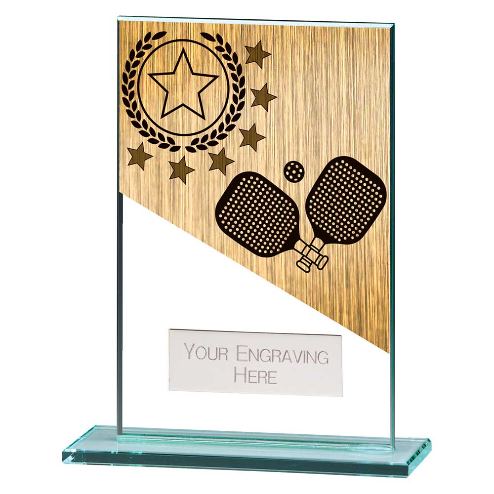 Mustang Pickleball Jade Glass Award 3 Mustang Pickleball Jade Glass Award - Image 3