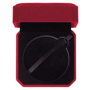 Aspire Red Velour Medal Box 70mm
