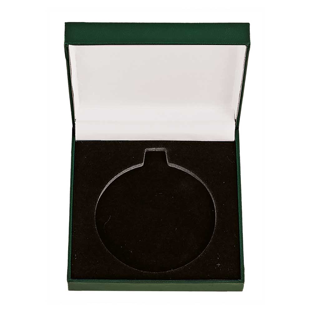 White Leatherette Medal Box 50mm 1 White Leatherette Medal Box 50mm