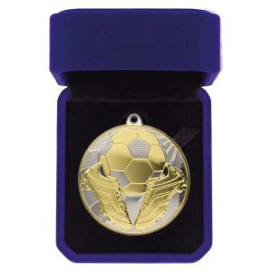 Premiership Football Medal and Box