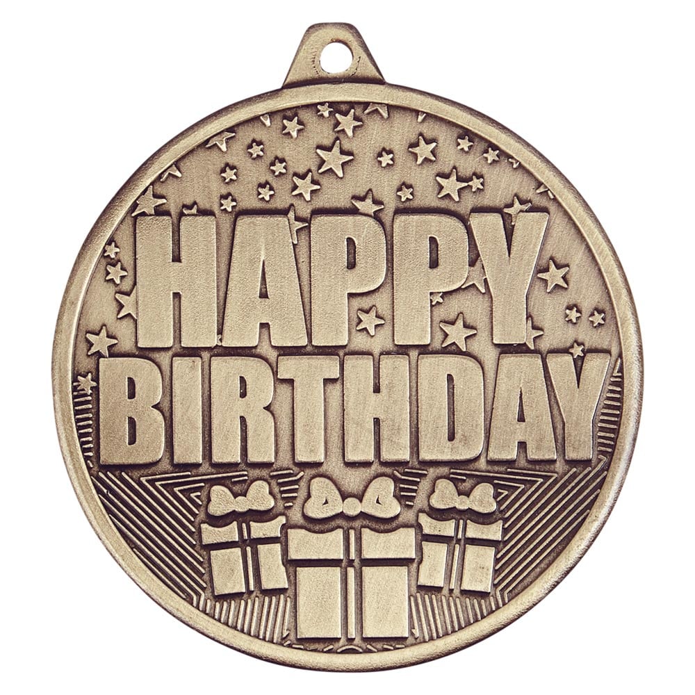 Cascade Happy Birthday Medal 1 Cascade Happy Birthday Medal