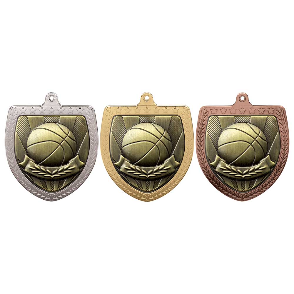 Cobra Basketball Shield Medal 2 Cobra Basketball Shield Medal - Image 2
