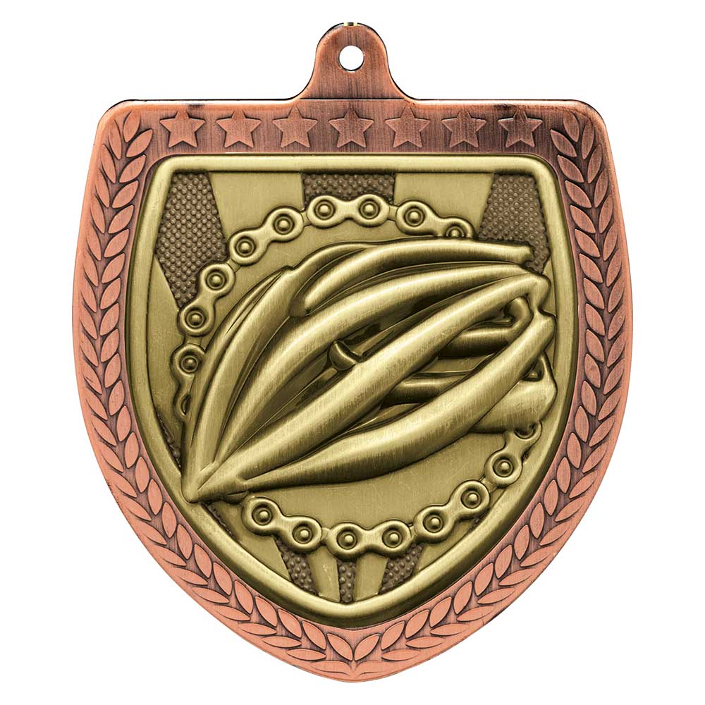 Cobra Cycling Shield Medal 1 Cobra Cycling Shield Medal