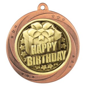 Superstar Happy Birthday Medal