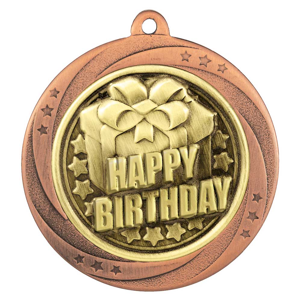 Superstar Happy Birthday Medal 1 Superstar Happy Birthday Medal